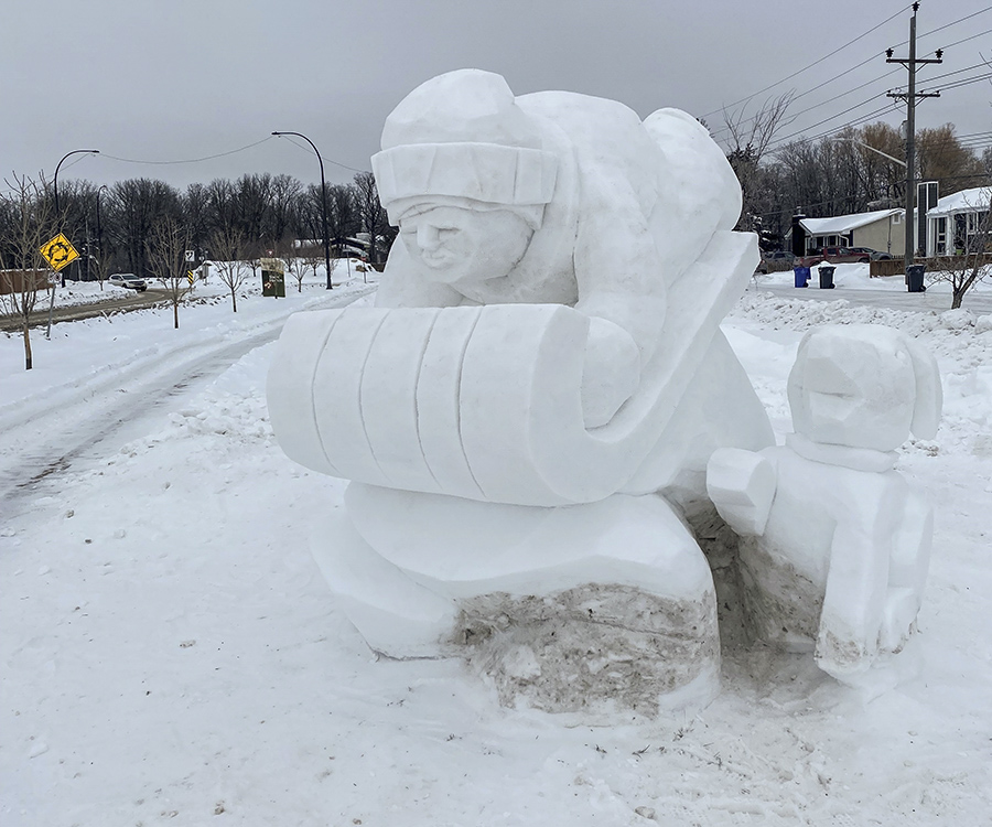 Wait for me -Snow Sculptures 2023