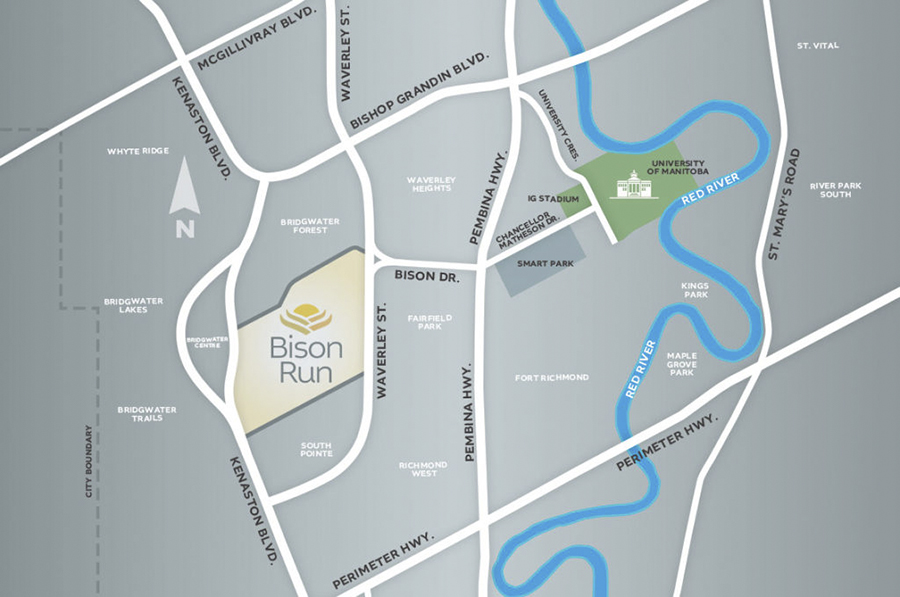 Bison-Run-Location-Map