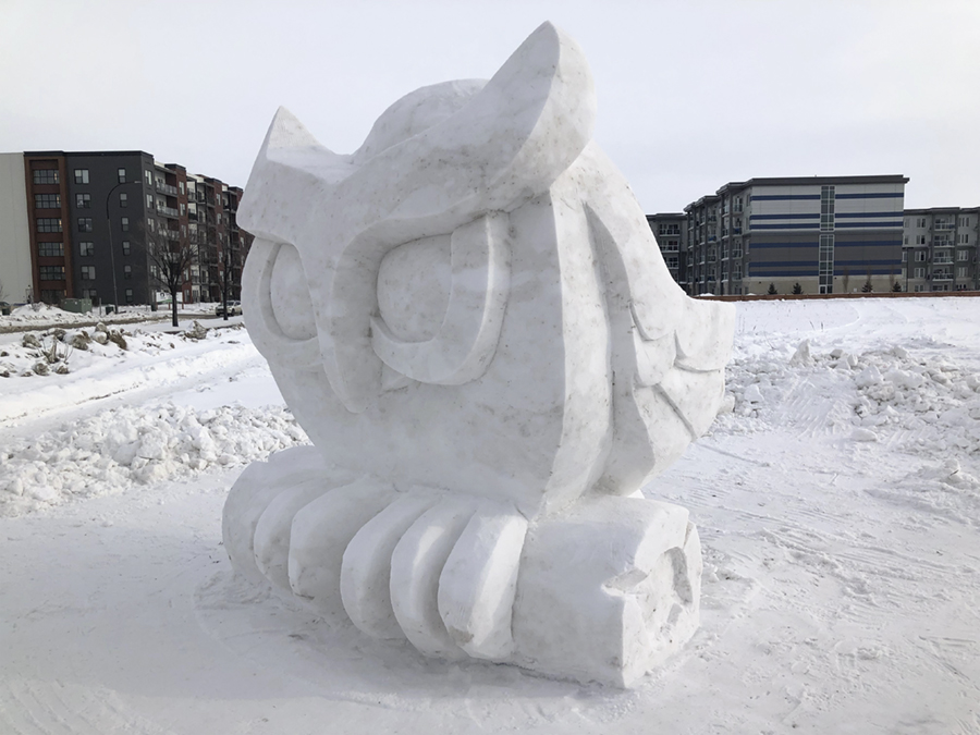 Hoot-Snow Sculptures 2023