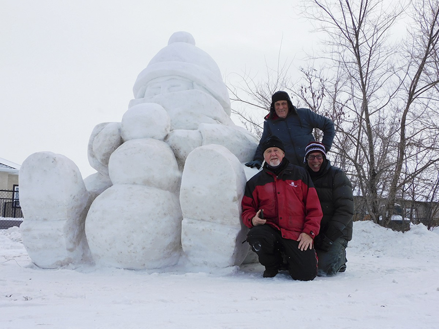 Playing with Snow-Snow Sculptures 2023