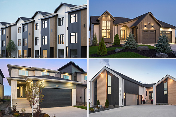 QCW-Blog-Home-Styles Collage of four home styles