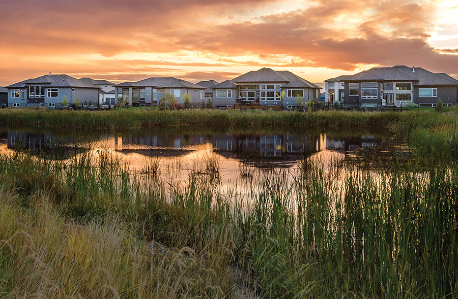 Wetlands - Dusk Sky after Rain